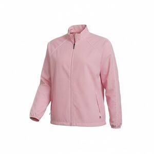 Adidas Women's Light Pink Bomber Windbreaker Jacket
